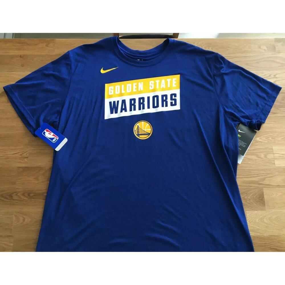 Golden State Warriors T-Shirt - - Golden Gate Logo - Blue - New